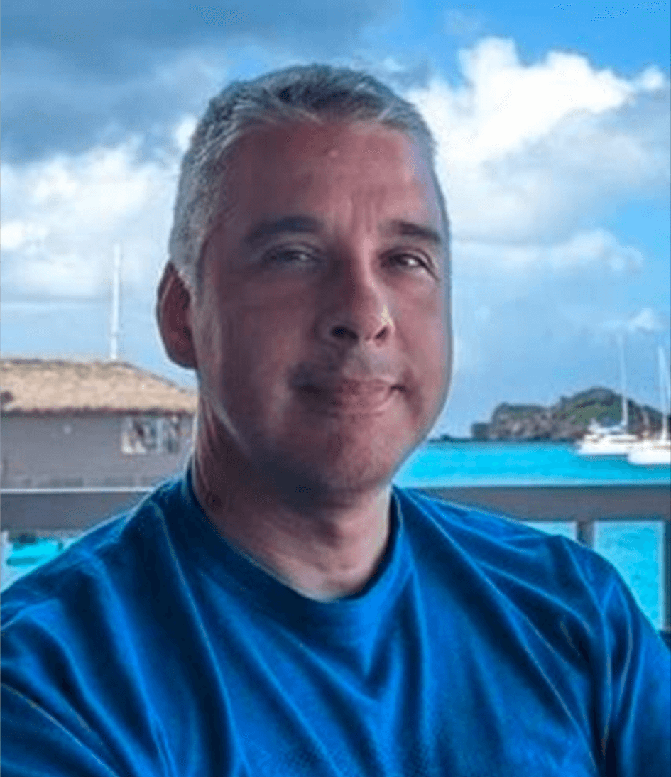 Photo of the author, Derek James